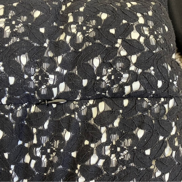 EIN Down Filled Hooded Vest & Scuba Jacket 2in1 Twofer Black Lace Zip-up 36 / XS - Picture 16 of 16